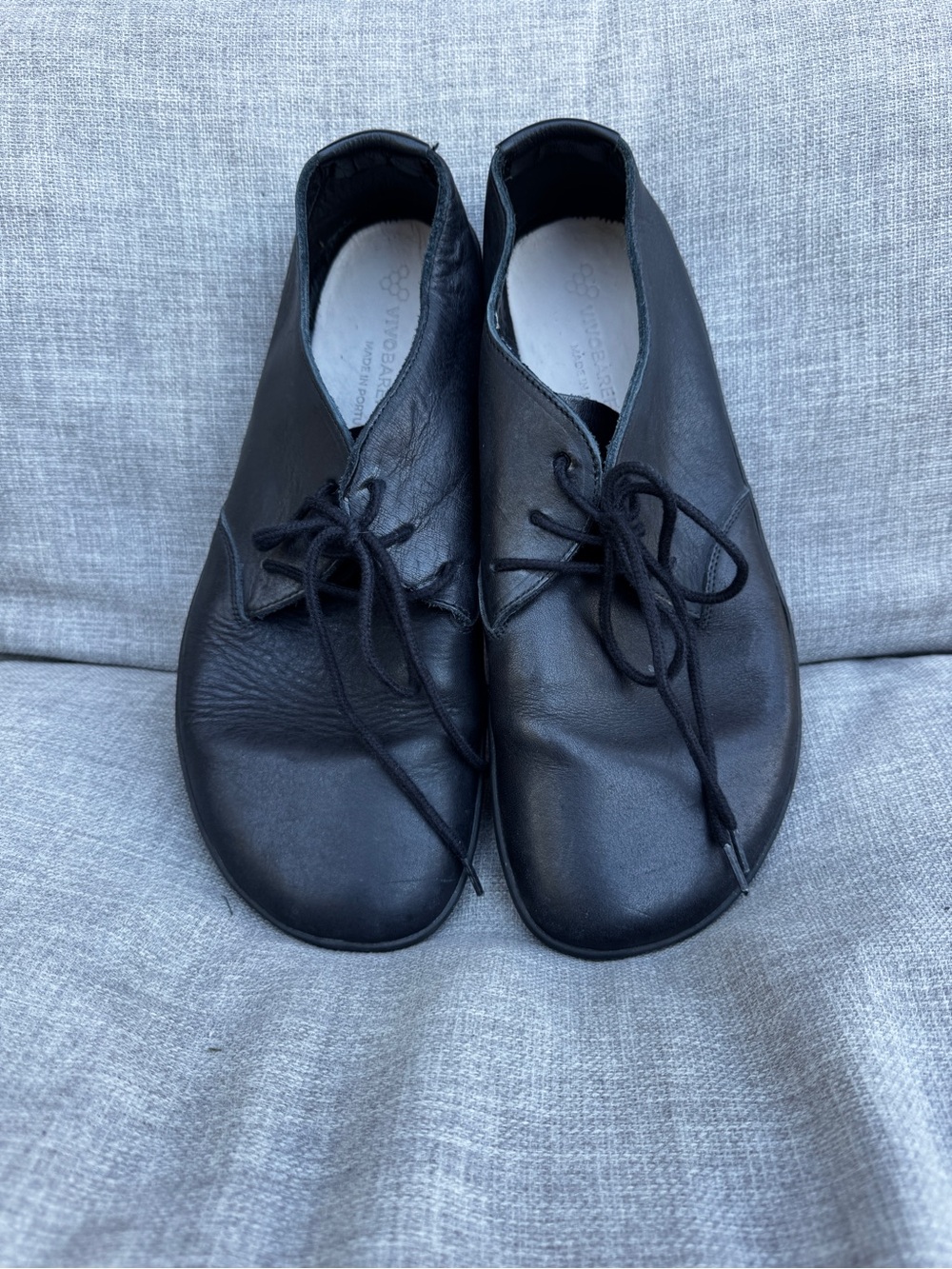 Vivobarefoot Ra II Black Leather Barefoot Oxfords Size EU 44 / US 11